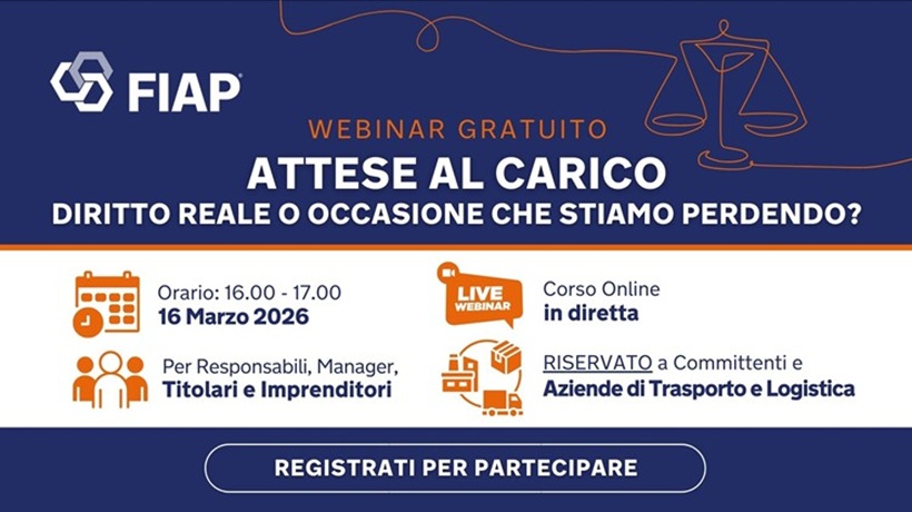 Webinar Attese al carico, diritto reale o occasione che stiamo perdendo Transportonline