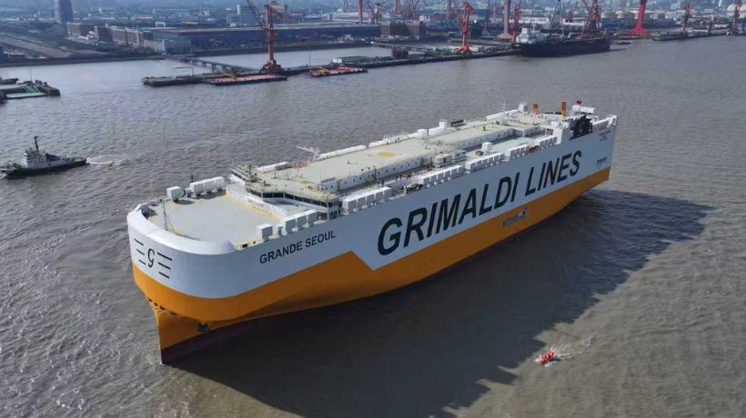 Grimaldi prende in consegna la car carrier Grande Seoul transportonline