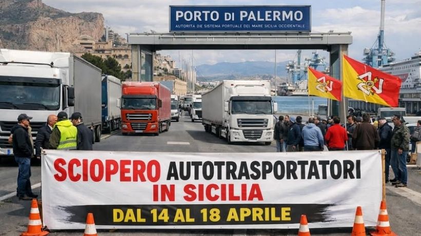 Sciopero autotrasportatori siciliani, adesione al 90% porti bloccati TRANSPORTONLINE