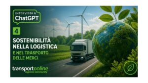 Intervista a ChatGPT sostenibilità e transizione nella logistica delle merci transportonline