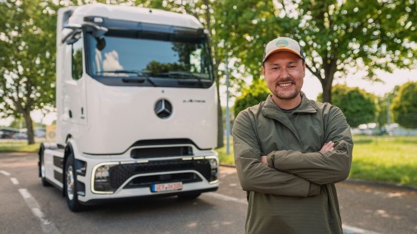 Mercedes eActros 600 pronto al giro del mondo in elettrico transportonline