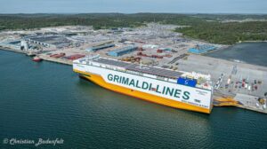 Nave ammonia ready Grimaldi battezza la Grande Svezia transportonline