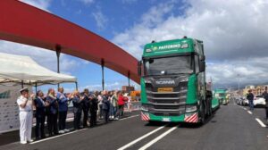 Ponte del Papa mille camion in meno al giorno su Lungomare Canepa TRANSPORTONLINE