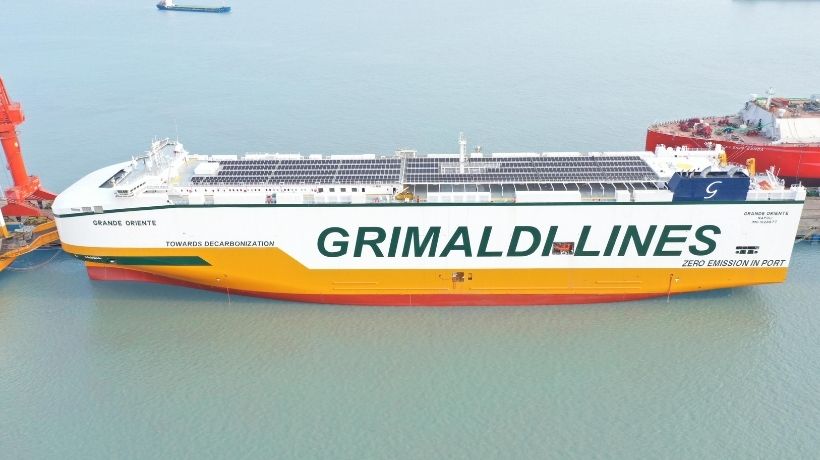 Car carrier Grande Oriente Grimaldi amplia la flotta transportonline